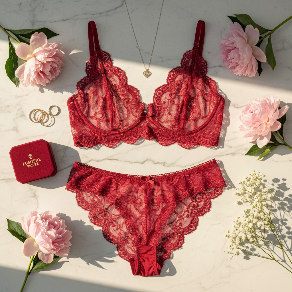Red Lace Lingerie